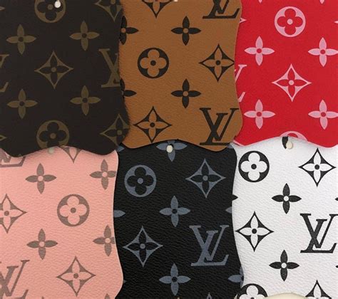 louis vuitton print leather fabric|Louis Vuitton faux leather fabric.